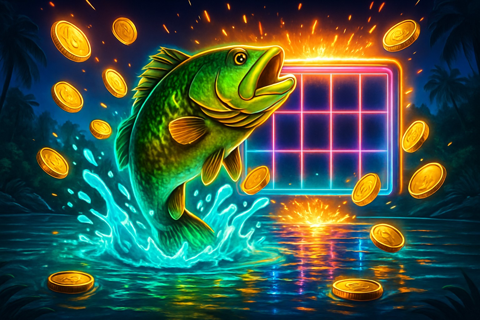 Big Bass Bonanza Megaways key art